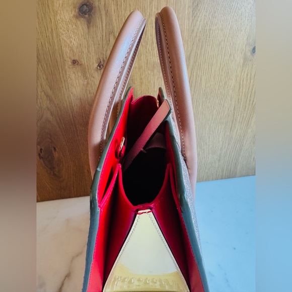 CHRISTIAN LOUBOUTIN - RARE! -  Paloma Watersnake Floral Studded Tote 9” no strap - Picture 3 of 15